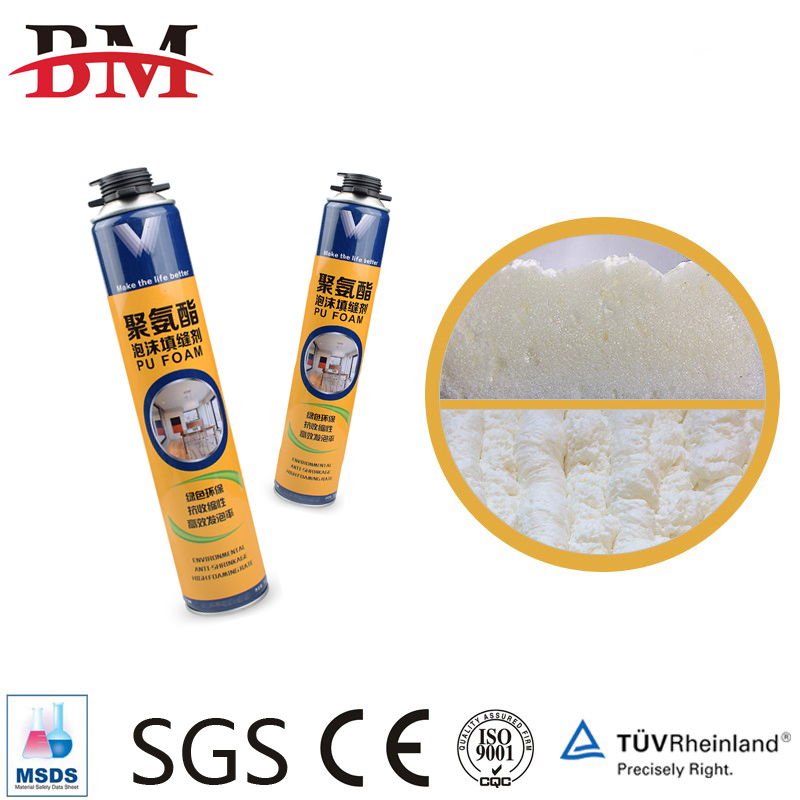 Fireproof PU Superior Polyurethane Spray Construction Tin Areosol Foam