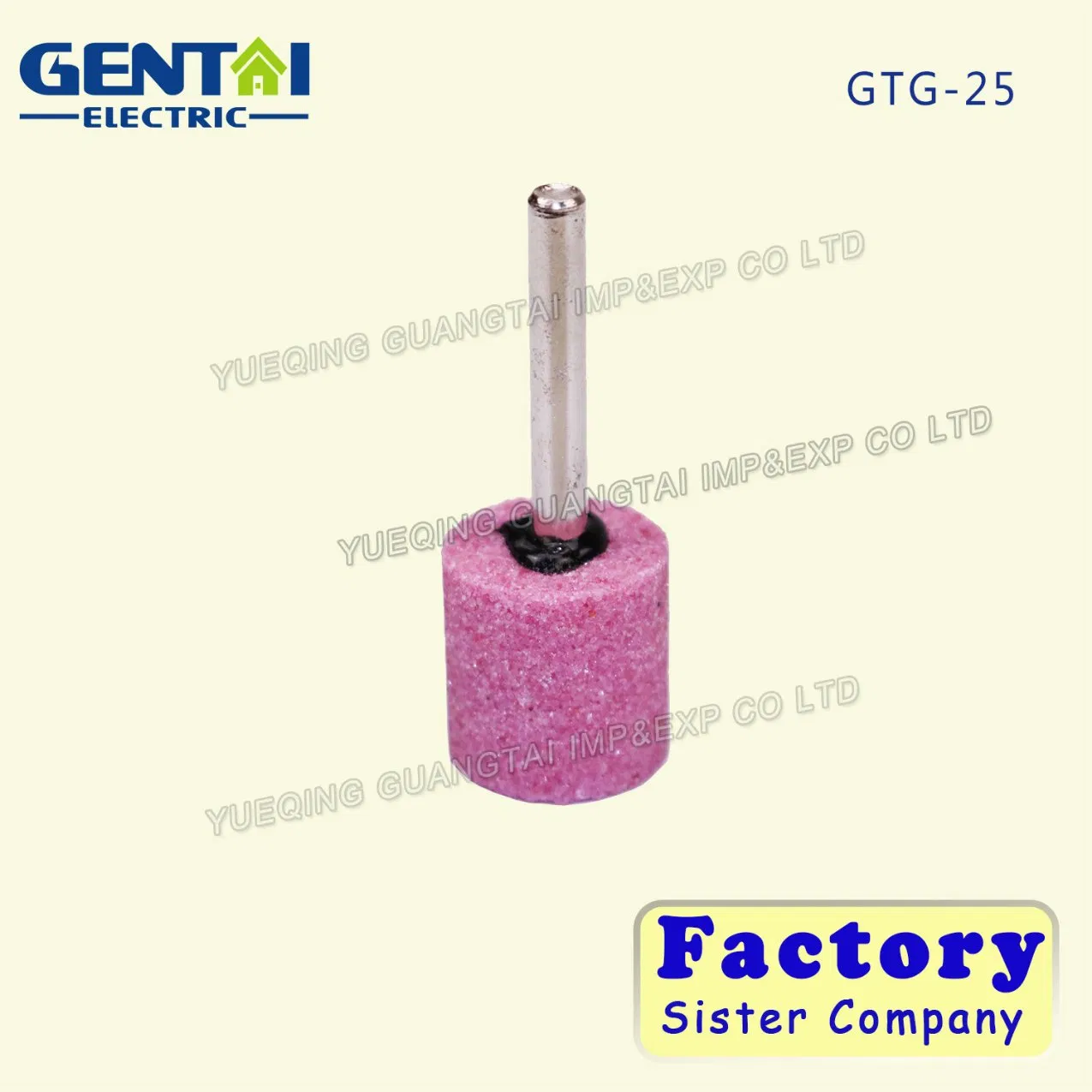 Шлифовальный головка 25x25 мм 46# с хвостовиком 6 мм