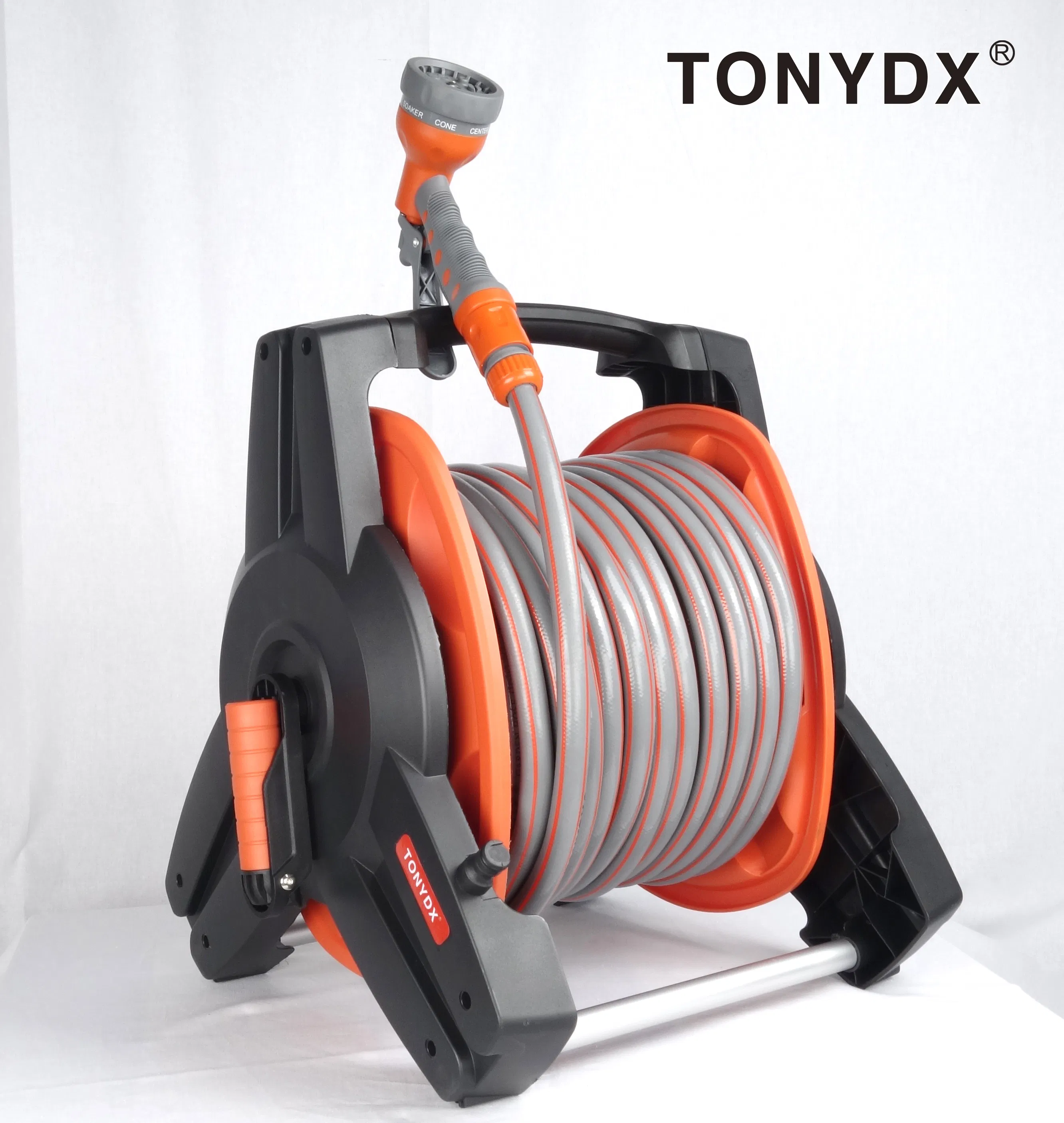 Versatile 1/2" Garden Hose Reel - 20m Length, Accepts OEM Colors