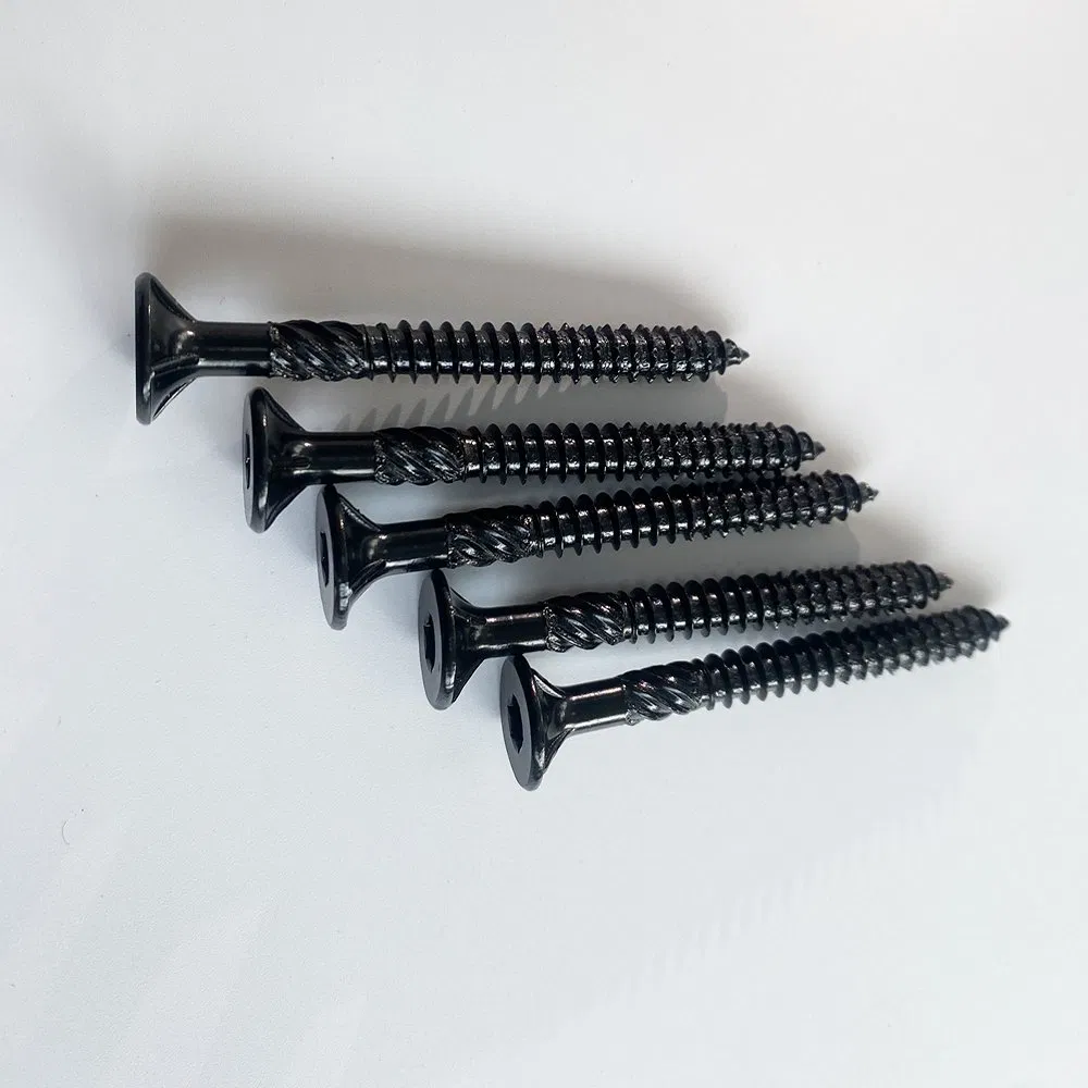China Factory Manufacturer Wood Screw Bugle Battern Screw Electrophoretic-Coated Type 17