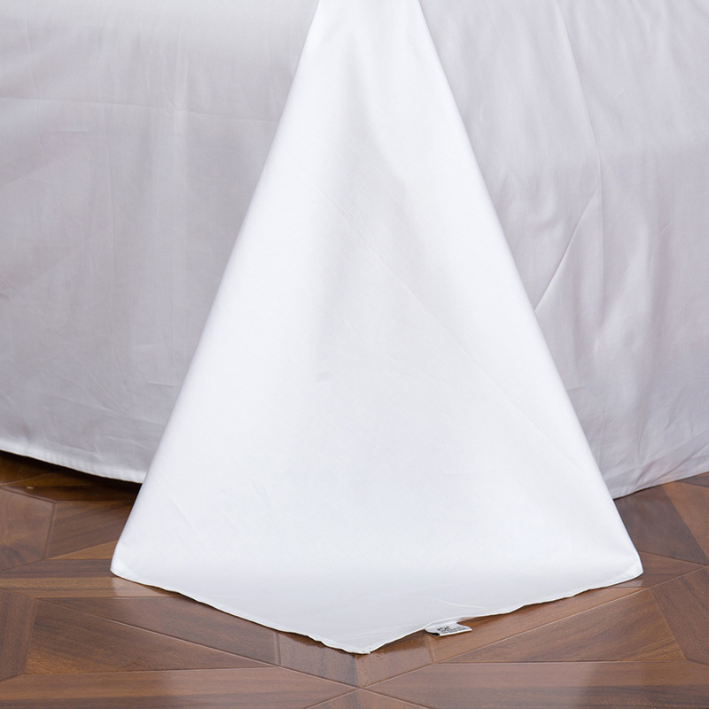 100% Cotton White Bedding Duvet Cover Set for Hotel Room