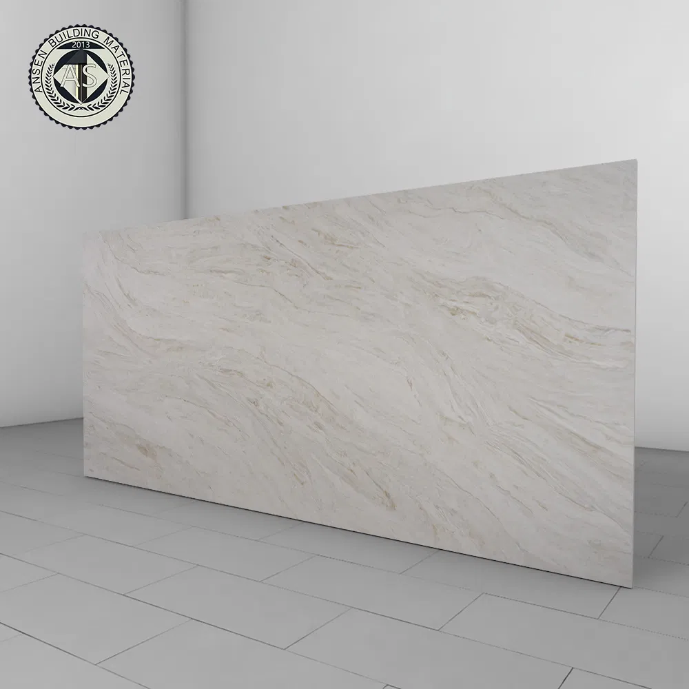 Taj Mahal Artificial Quartz Stone for Kitchen/Bathroom Countertop and Building Material