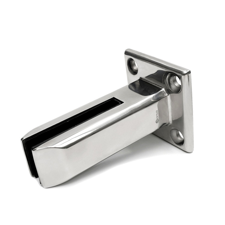 Stainless Steel Glass Railing Holding Clamp Glass Spigot