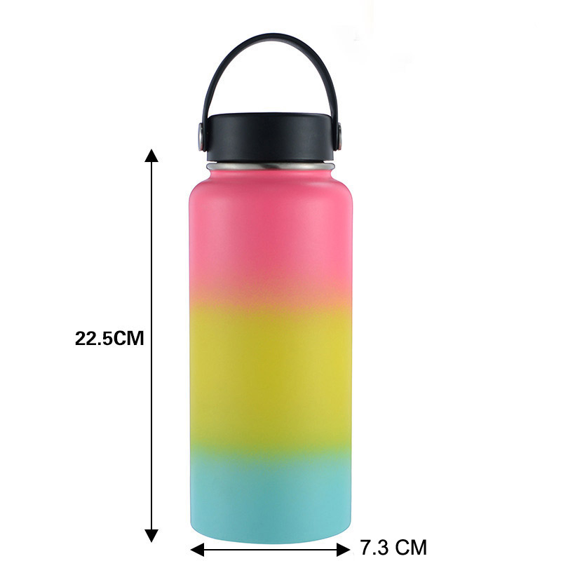 PRO Vacuum Insulated Stainless Steel Hydro Flask Wide Mouth Bottle with Great Size 32oz