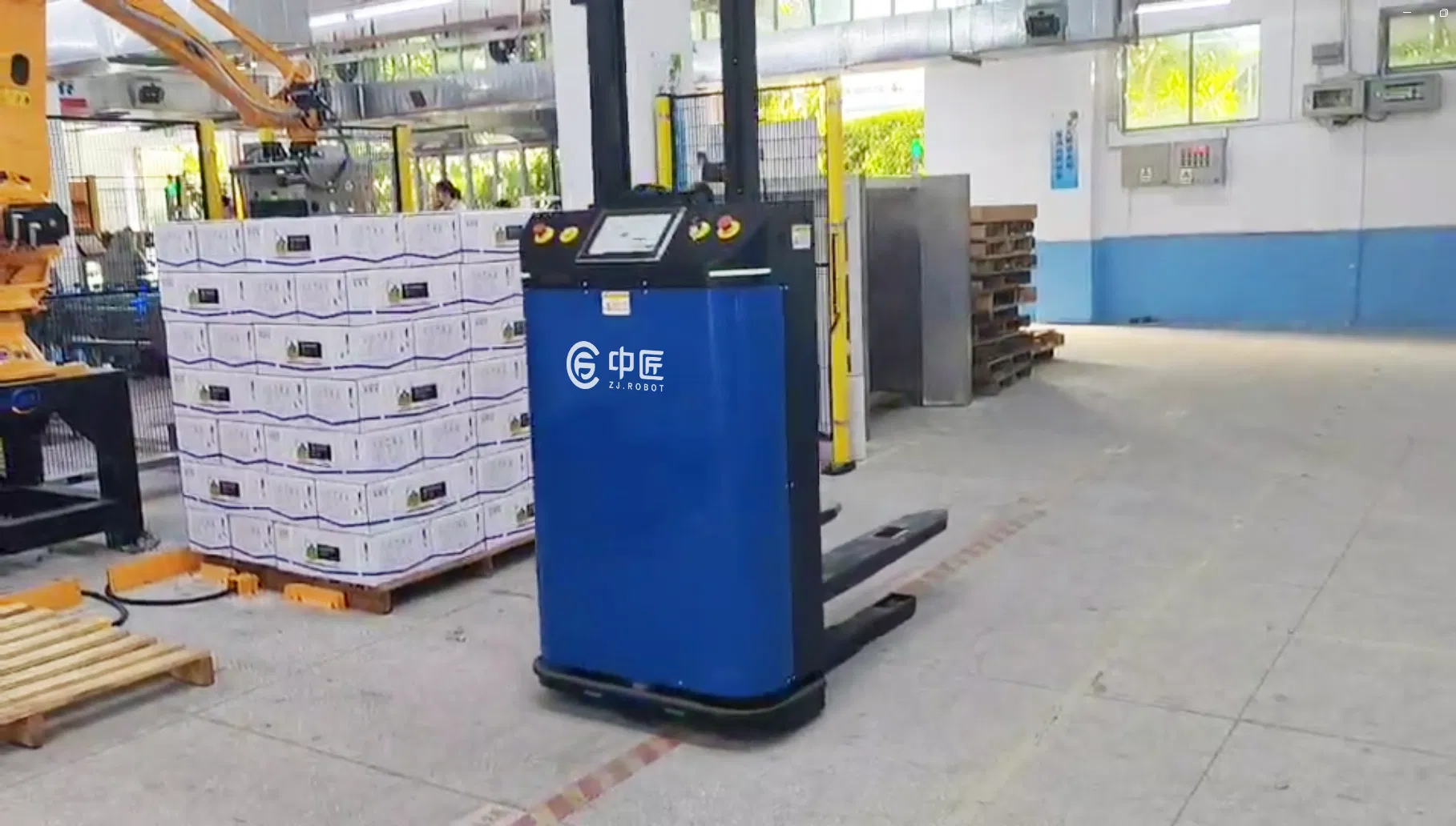 Intelligent Logistics Solution: Customizable Unmanned Forklift Agv