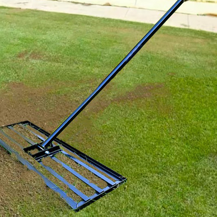 Wholesale Backyard Garden Farm Leveling Rake Soil Grass Hand Tools Lawn Leveler