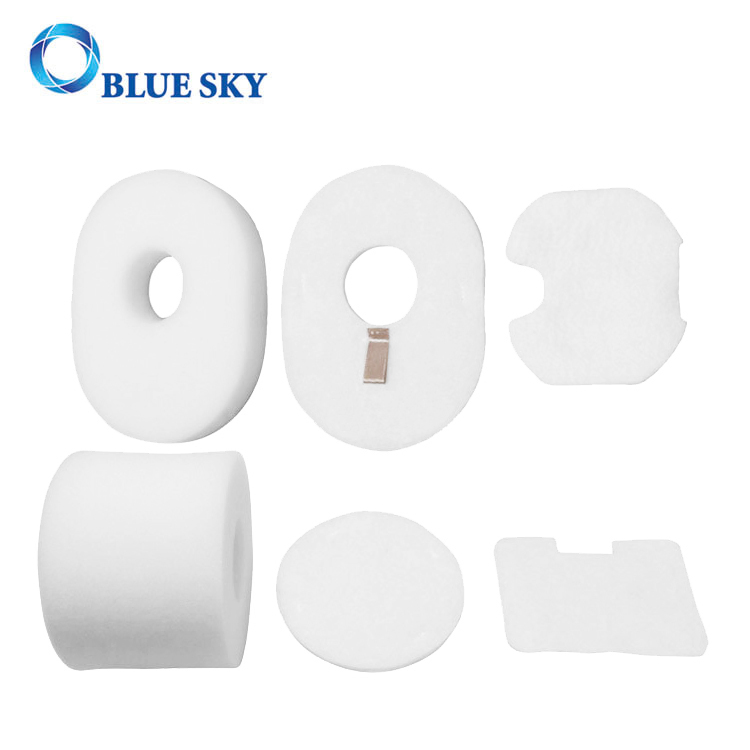 Replacement White Foam Felt Filters of Shark Nv500 Vacuum Cleaners