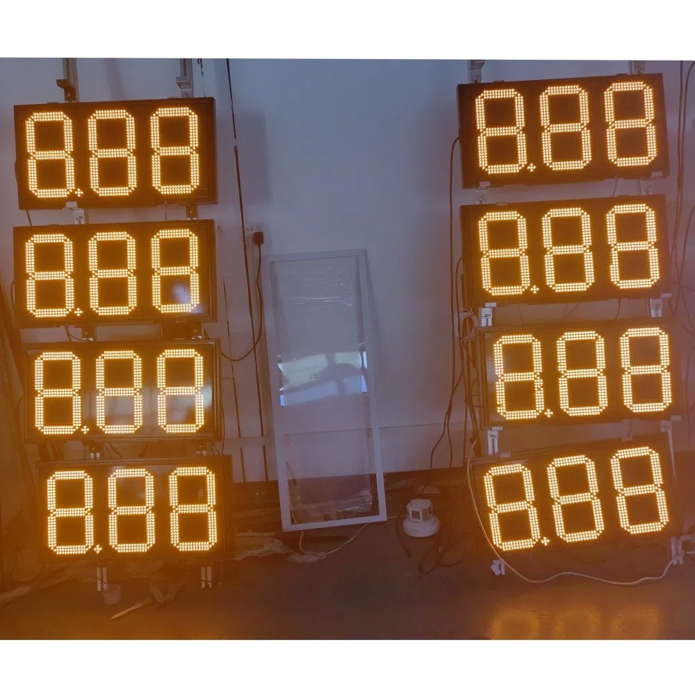 Customized LED Digital Signage and Displays for Oil Price Screen Gas Station Petrol Price LED Display
