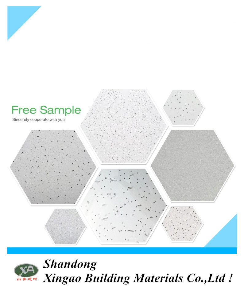 2X2 Drop Ceiling Panels Non-Combustible Mineral Fiber Ceiling Board