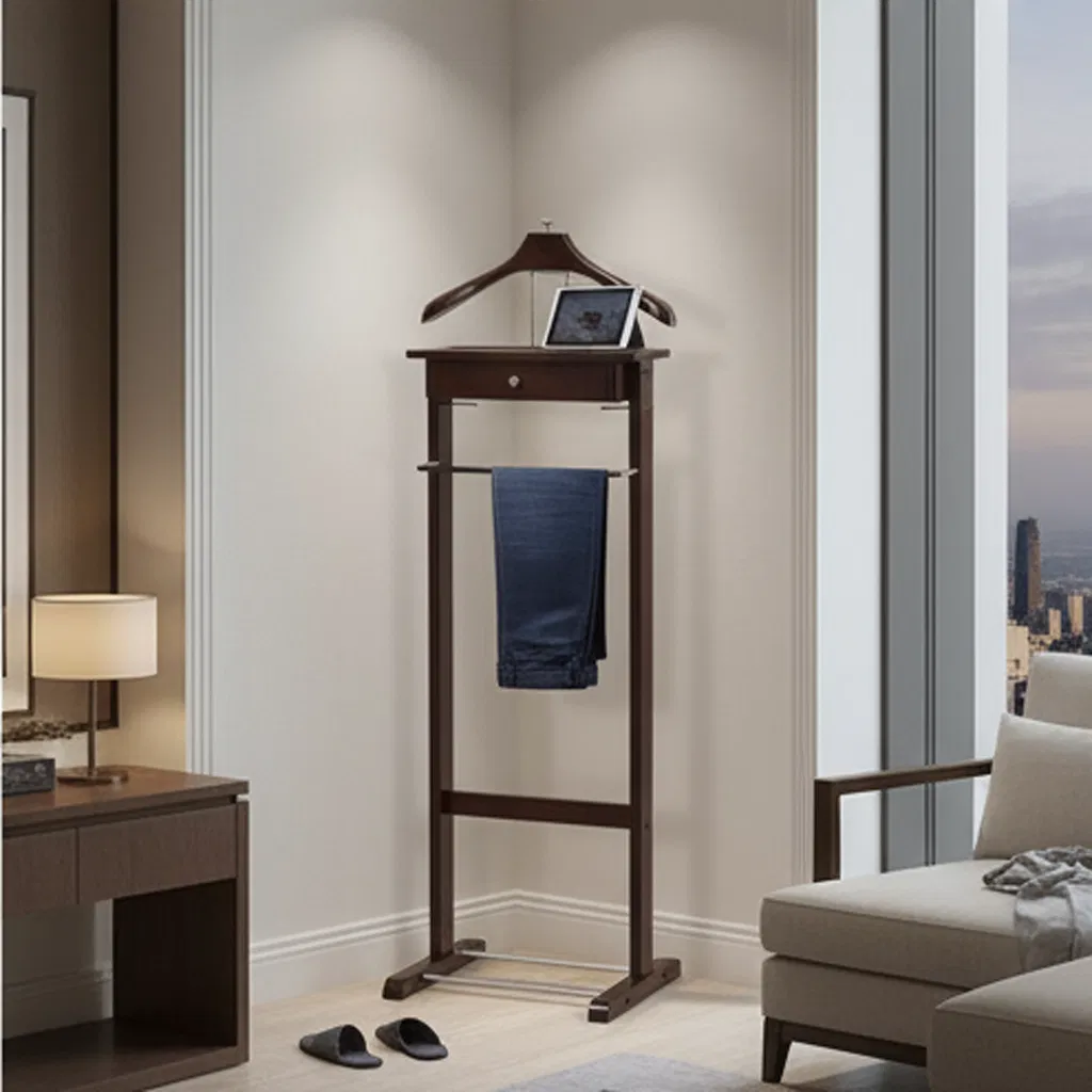 Органайзер для гардероба с вешалками и лотком