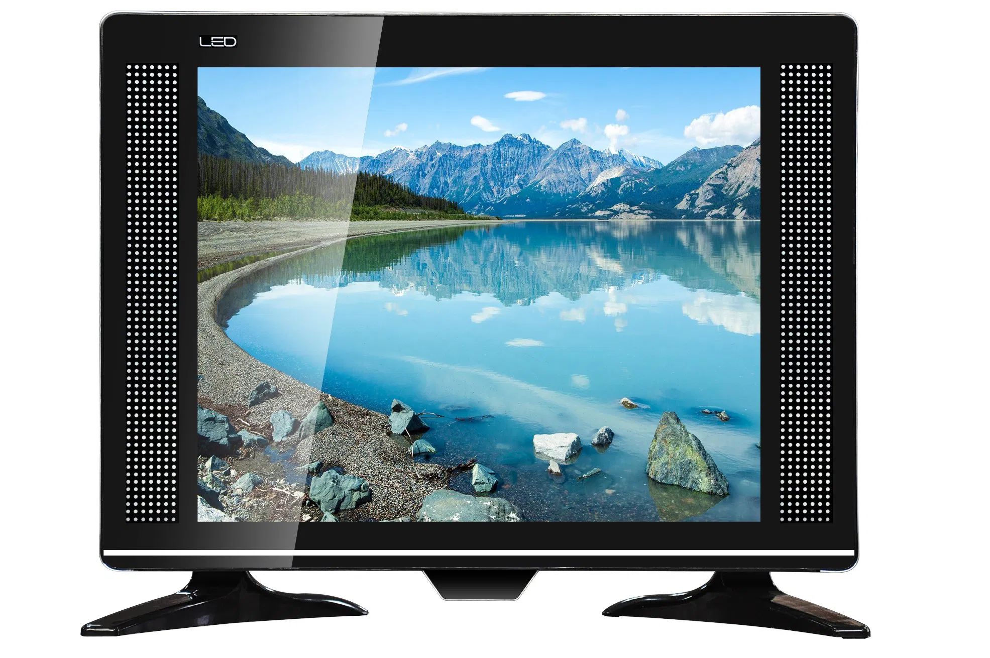 Optional Cabinet 17 19 Inch Double Glass Smart HD LCD LED Color TV