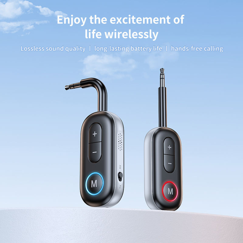 New Bluetooth 5.4HiFi Sound Quality 2-in-1 Bluetooth Adapter Receiver Transmitter Is Used for on-Board Aircraft Fitness.