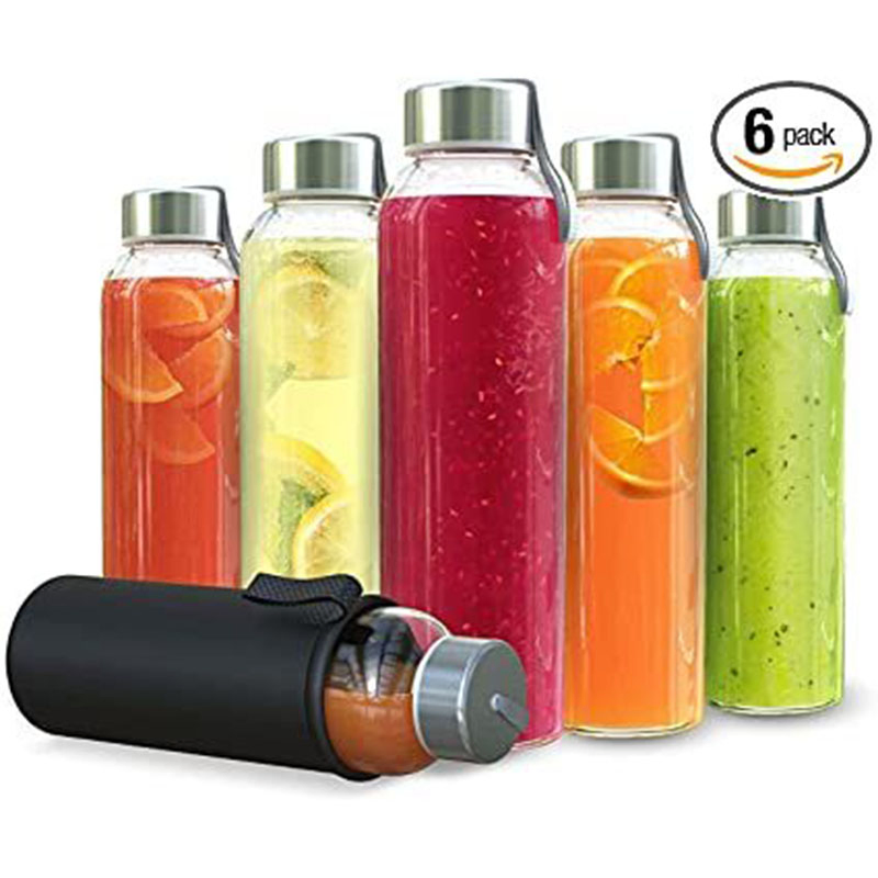 Стеклянная бутылка для воды 18 унций