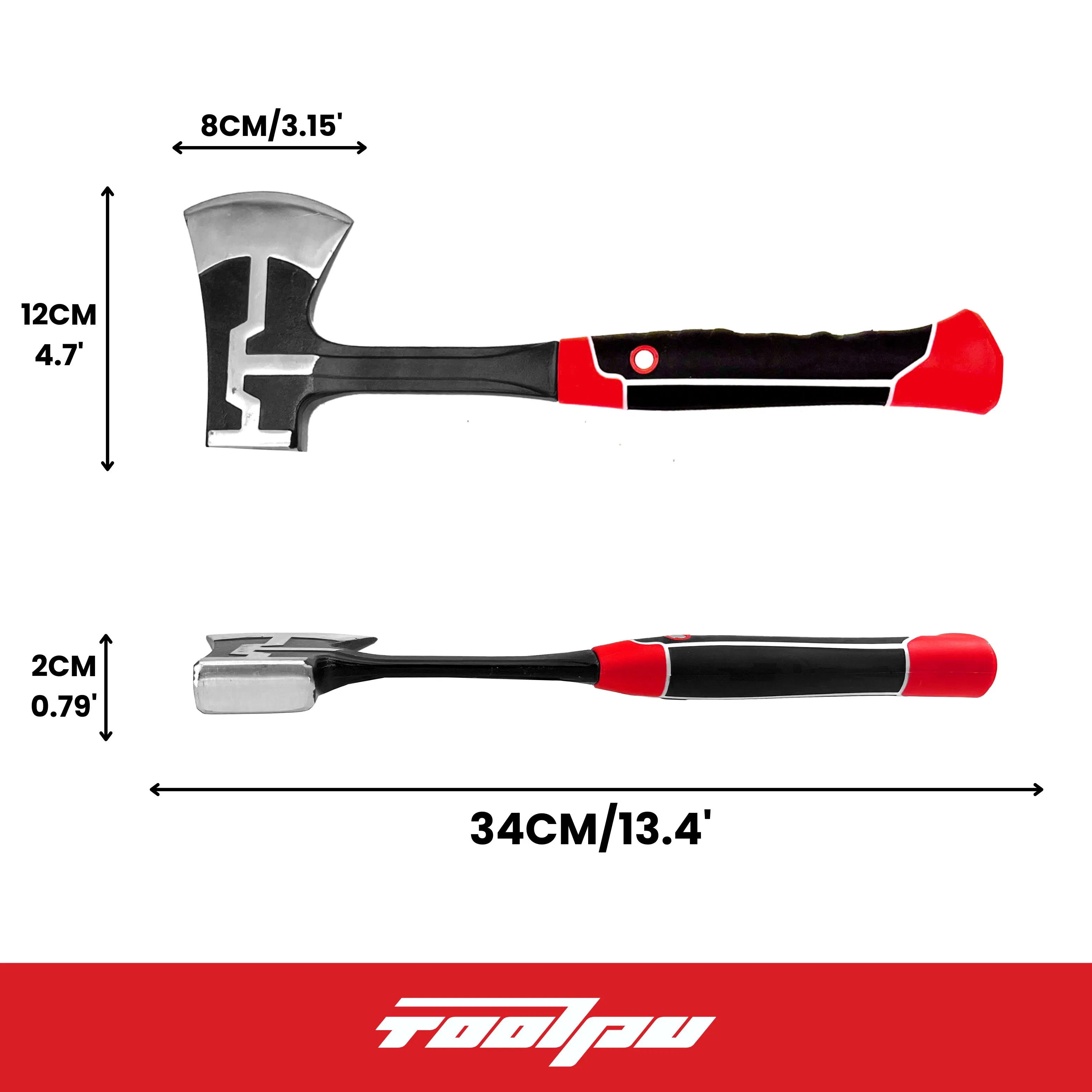 1PC One-Piece Axe, Multi-Functional Household and Outdoor Splitting Axe, Integrally Cast, Sharp Blade.