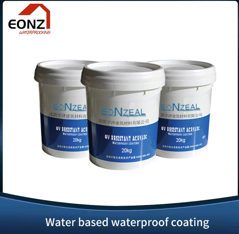 High Elasticity UV Resistant Acrylic Water Based Waterproof Coating