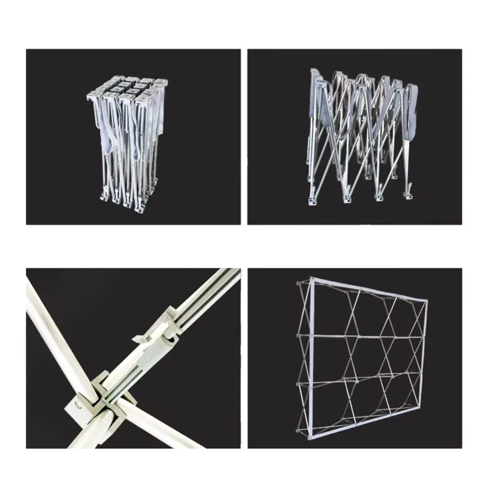 Outdoor Exhibition Foldable Activity Sign-in Wall Display Rack