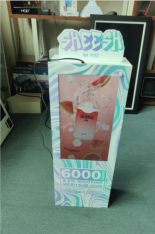 7 Inch LCD Open Frame Cardboard Fsdu Display Screen Monitor with Battery