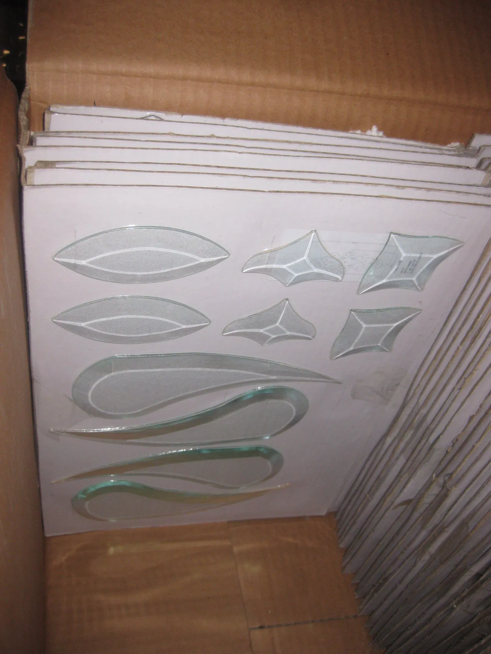 Custom Stained & Clear Beveled Glass Panels - Hand Painted Church Windows, Door Inserts