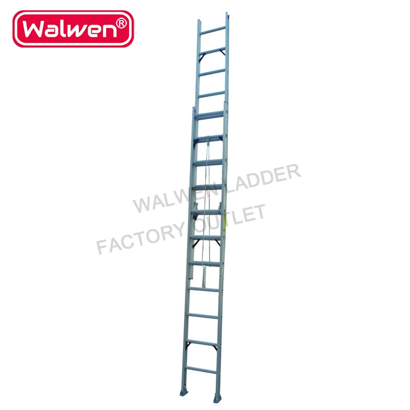 Aluminum Industrial Step Ladders, Aluminum Step Ladder with Rope, Aluminum Step Extension Ladder