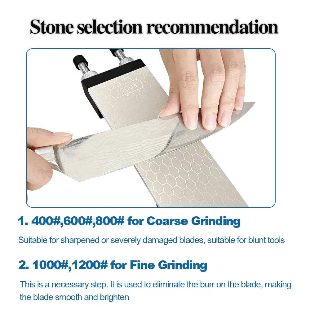 600 800 1200 Grit Wood Chisels and Jade Diamond Sharpening Stones Diamond Knife Sharpening Polishing Stone