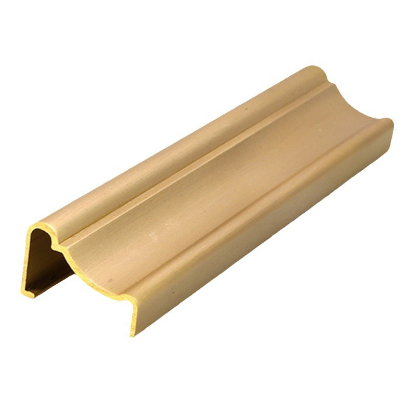 Decorative Profiled Brass Profiles Copper Extrusion for Hotels and Clubs