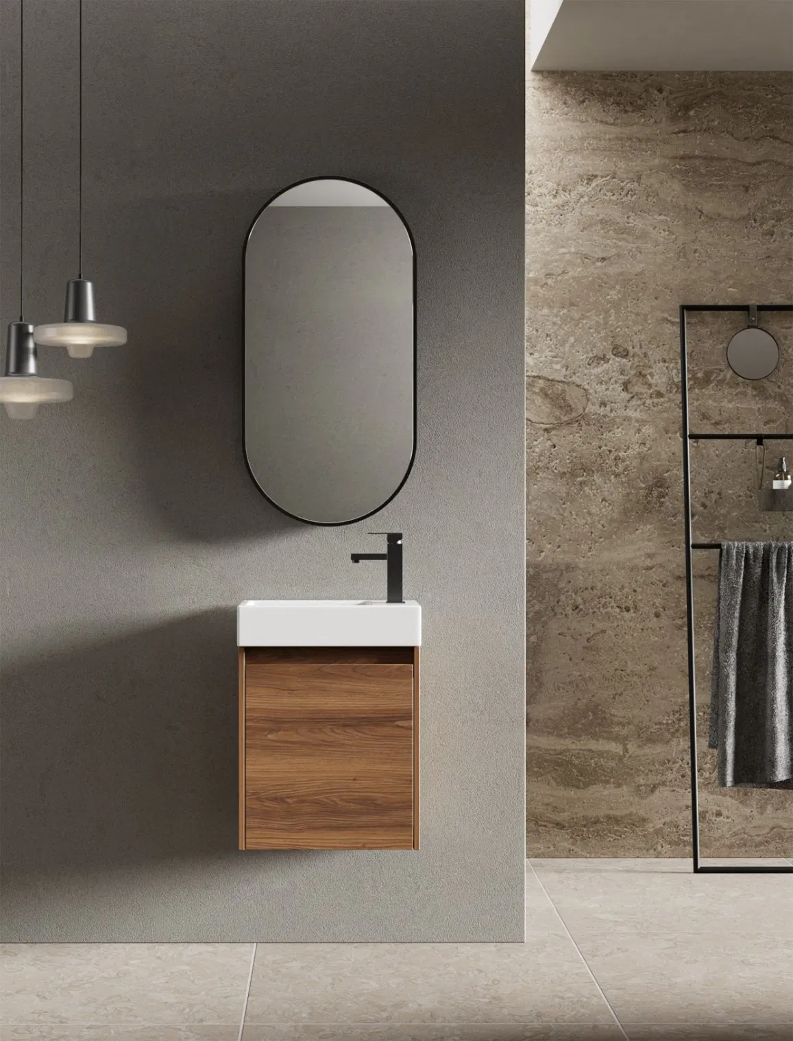 Marble Top Sanitary Ware Bath Wash Basin Bathroom Vanity