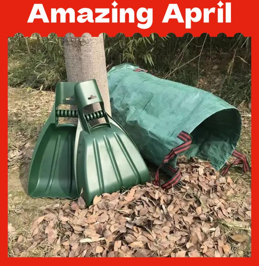 Plastic Leaf Scoops Garden Lawn Hand Rakes Rake Leaf Scoop