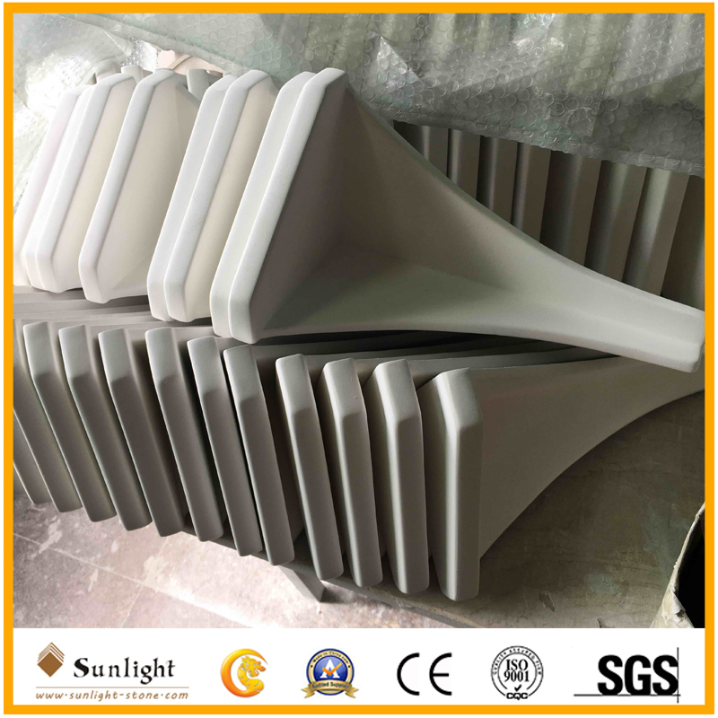 Artificial Cultured Marble Bathroom Soap Dish Accessory for Hotel