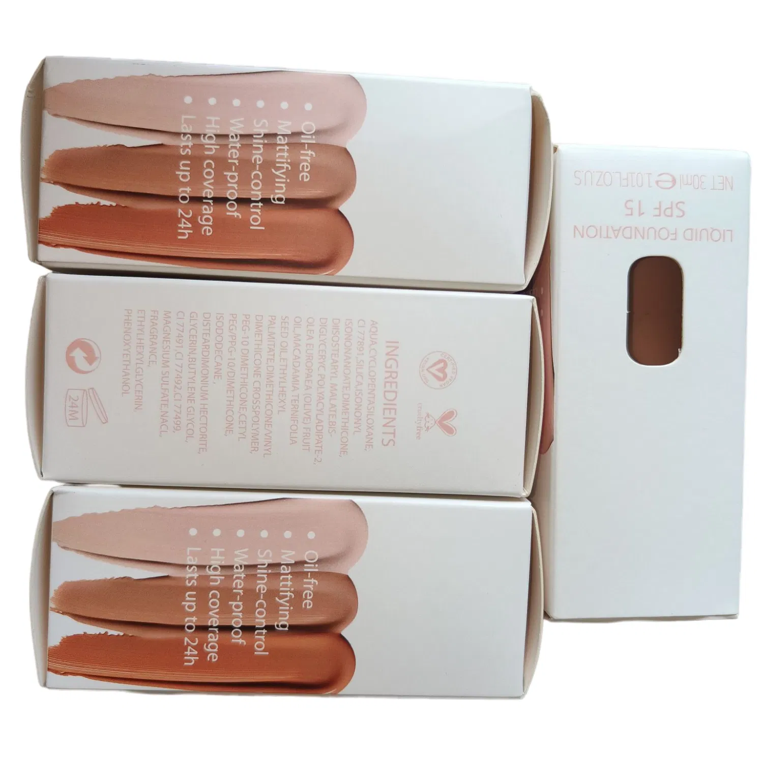 Shine Control Waterproof Foundation for Oily Skin All-Day Wear