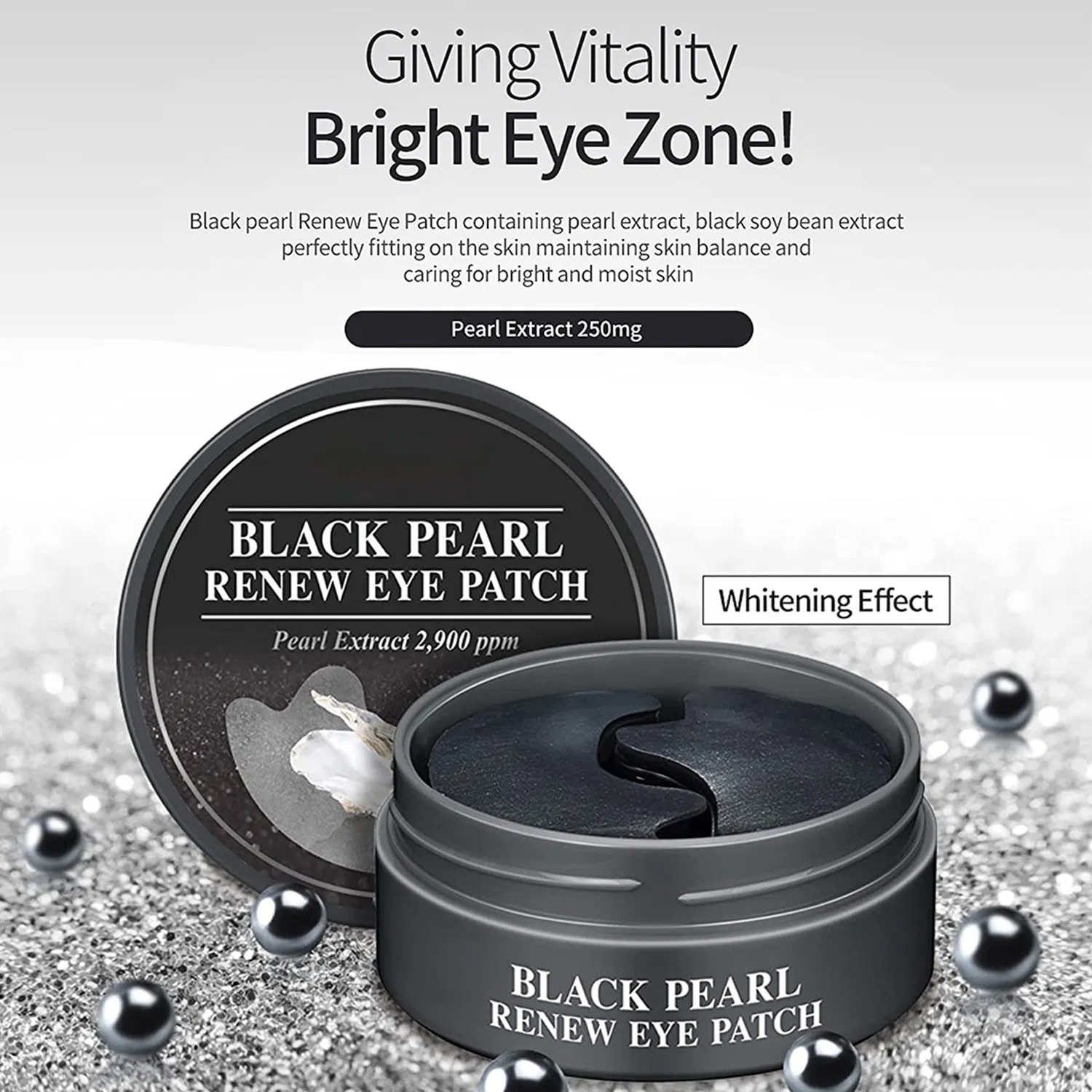 Black Pearl Regenerating Under Eye Sheet Mask - Brightening and Revitalizing - Great Gift for Mom and Wife