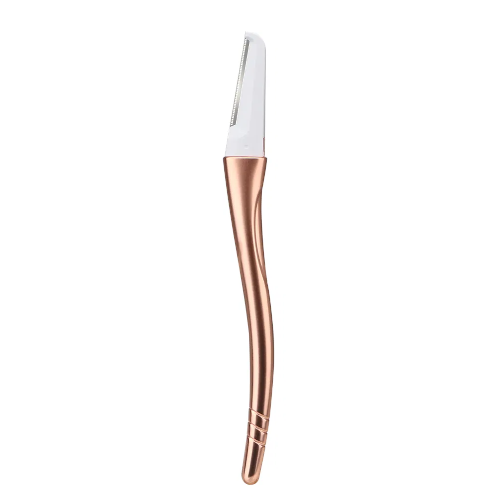 Dermaplaning Eyebrow Razor Metal Handle Stainless Steel Blade Facial Razor