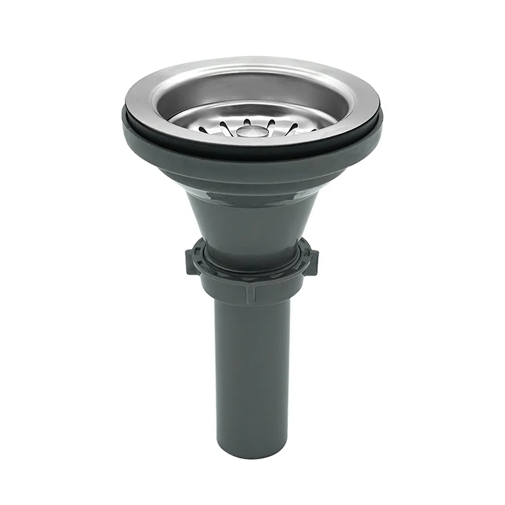 Easy-to-Install Quick Drainage Odor-Proof Kitchen Sink Drain with SUS304 Removable Colander