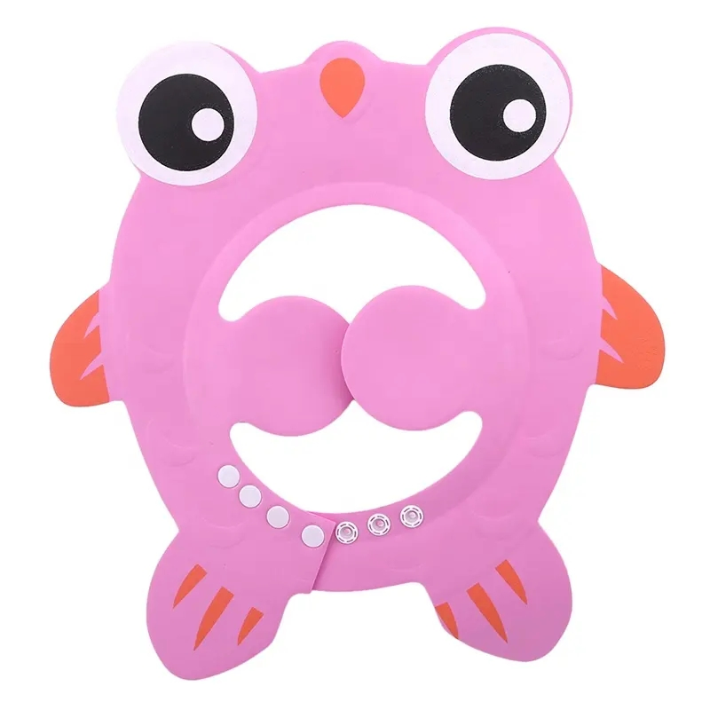 Protective Fish Shape Infant Hair Washing Waterproof Baby Shower Cap