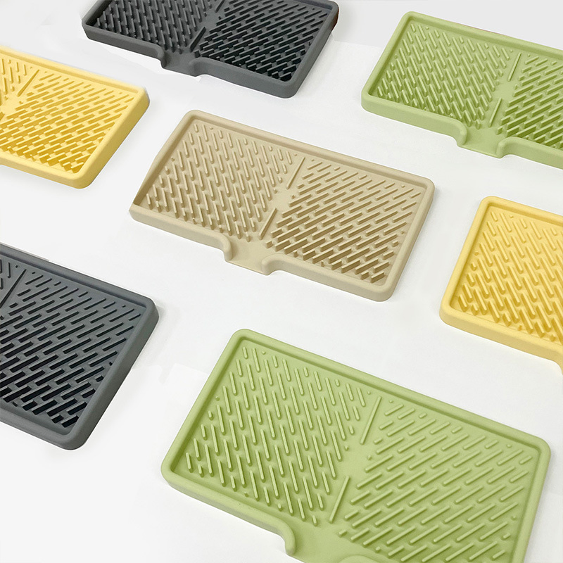 Силиконовый коврик для сушки посуды, антискользящий