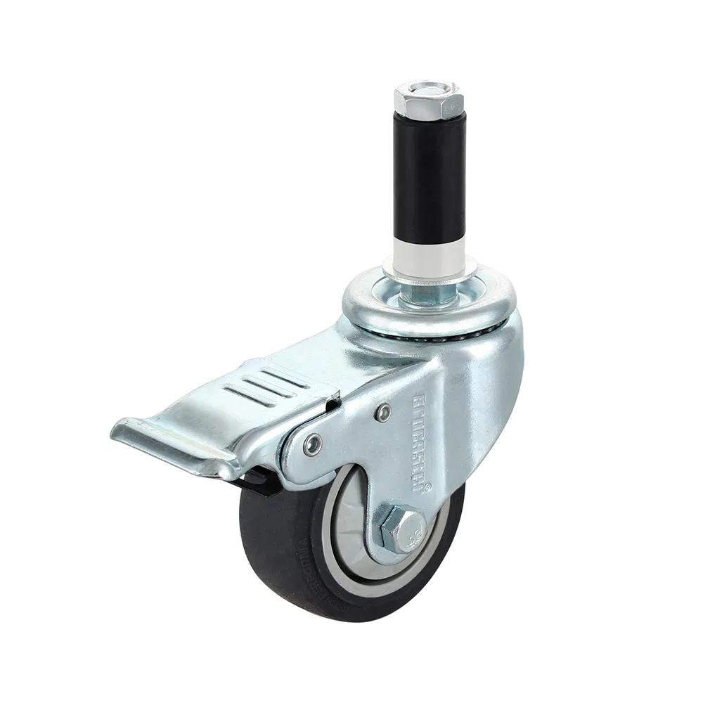 Rubber Wheel Thread Stem Top Industrial Caster (C-4)