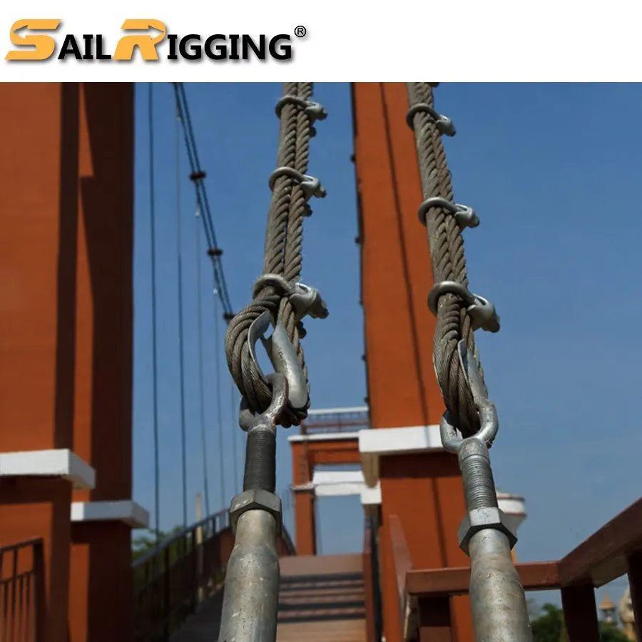 Us Type Heavy Duty Turnbuckle Us Type Forged Hardware Rigging Cable Chain Turnbuckle Hook Eye Jaw Galvanized