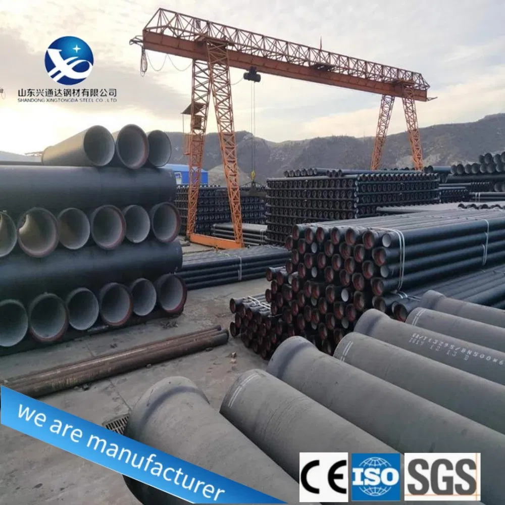 DN100 DN125 DN150 DN300 DN400 DN600 Ductile Iron Pipe for Underground Water Supply