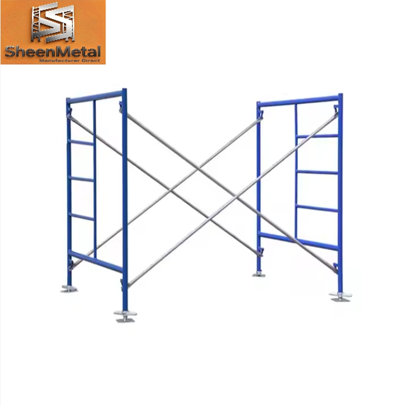 Factory's Modern European Design Mobile Scaffolding Multi-Layer Steel Ladder Frame for Sale