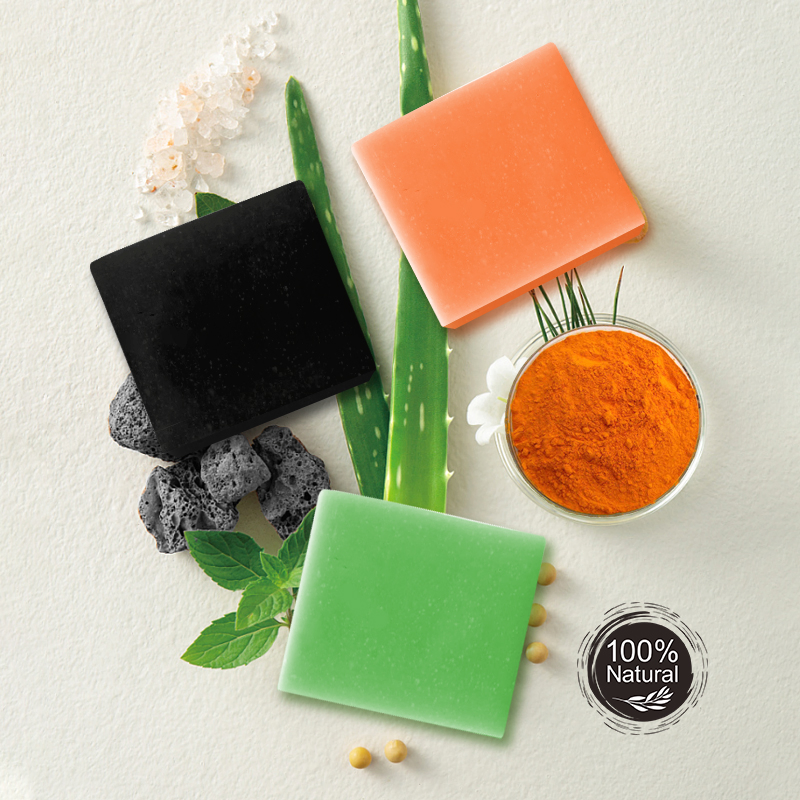 Natural Organic Turmeric Face Soap for Skin Whitening Private Label Turmeric Soap Bar Acne Ginger Soap