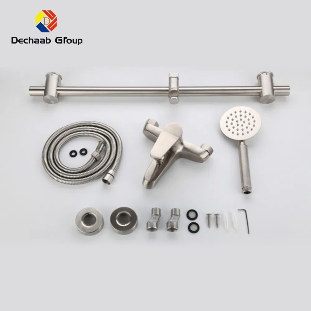 Душ-насадка Dechaab с дождевым эффектом, никель