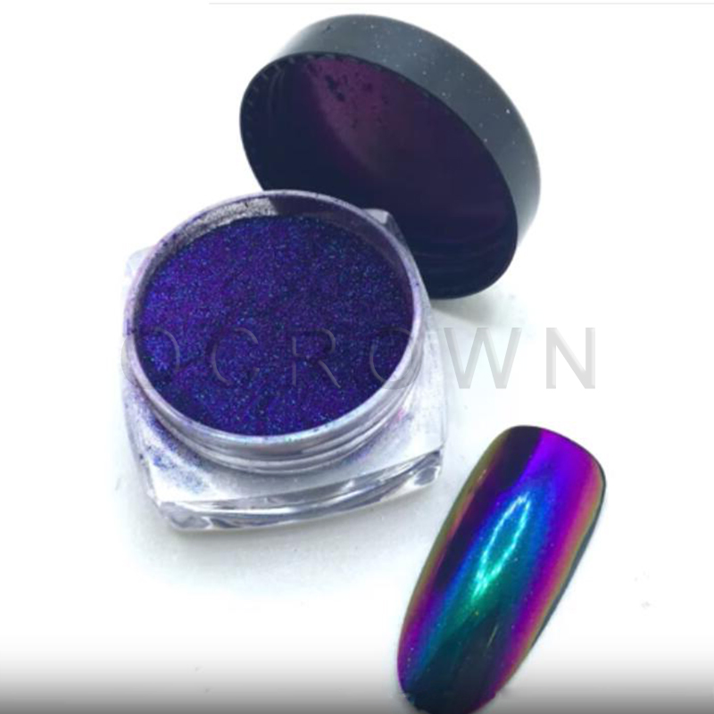 Cocktail Color Changing Chameleon Nail Gel Polish Pearl Pigment Mica Powder
