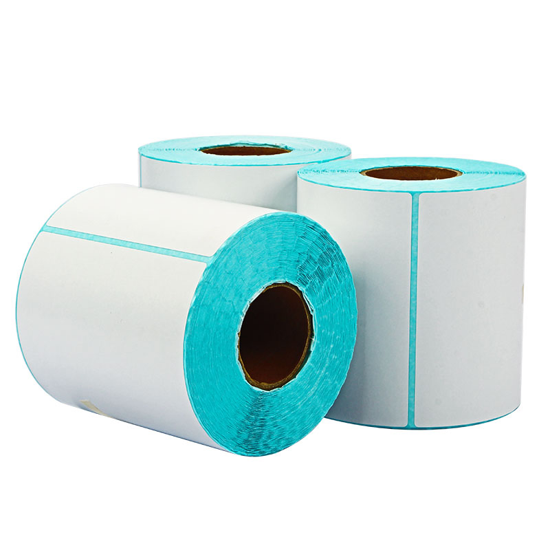 Best Price High Quality Logo Print Blank White Barcode Stickers Print Thermal Self Adhesive Label