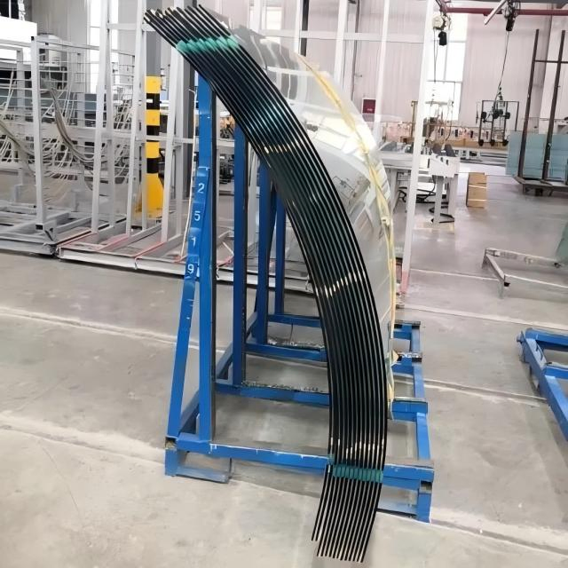 Clear Temperd Laminated Curved Bending Glass Panel