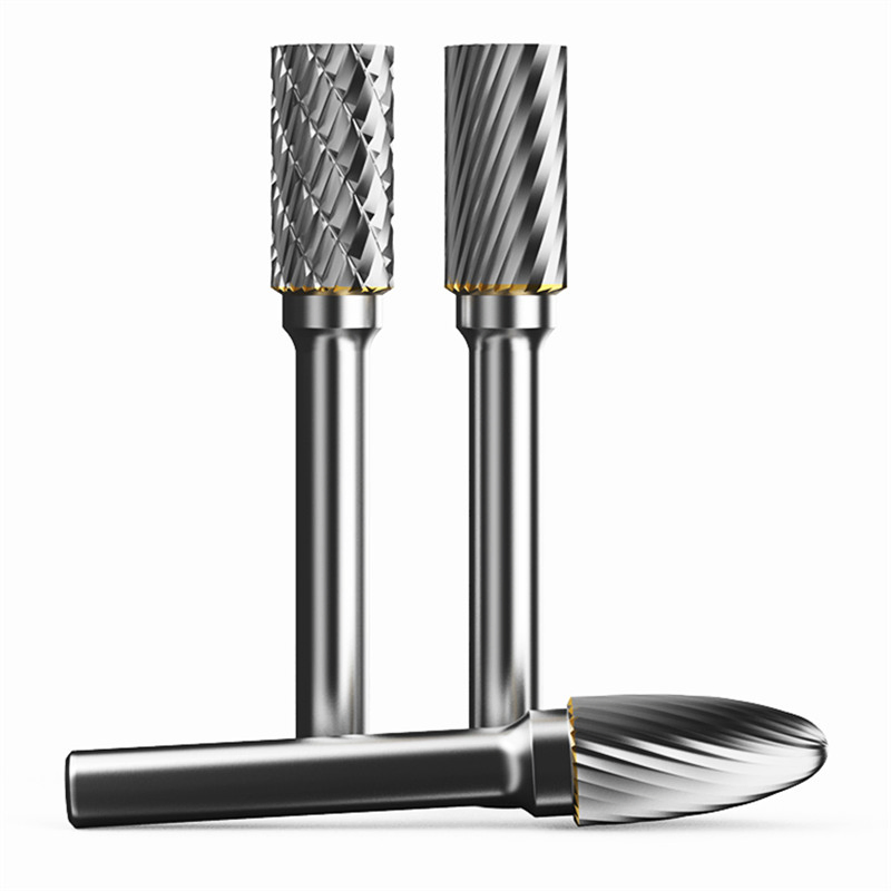 Набор фрез цилиндрических торцевых 8 шт. из карбида вольфрама