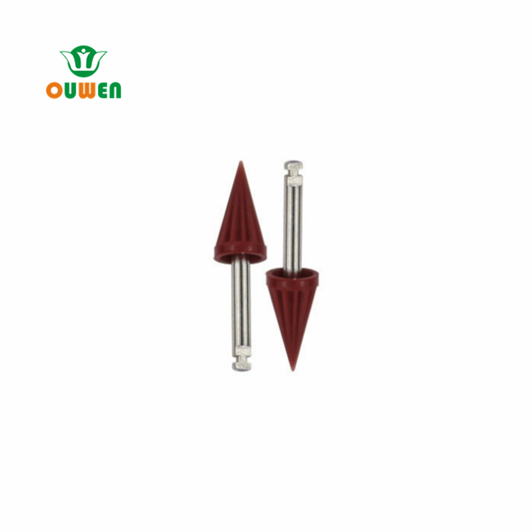 Ouwen Manufacture J-1 Brown Tapered Dental Prophy Polishing Cup Hard