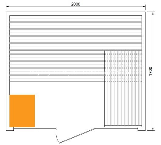 China Wholesale of Home Use Luxury Steam Sauna with Glass Door