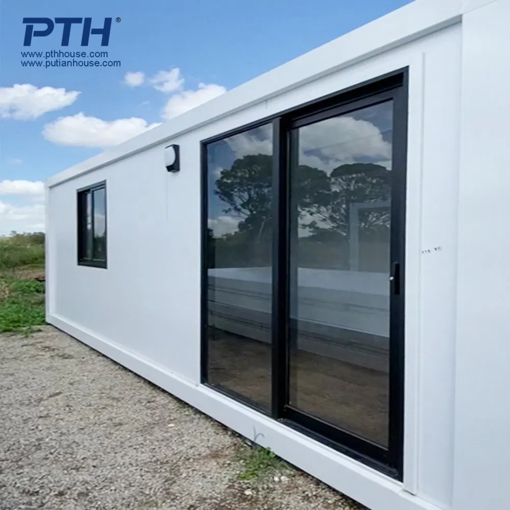 Glass Wall Luxury Modern Living House Prefabricated Flatpack 20 FT Modular Hotel Sandwich Panel Office Container Home Container House Modular Office Classroom