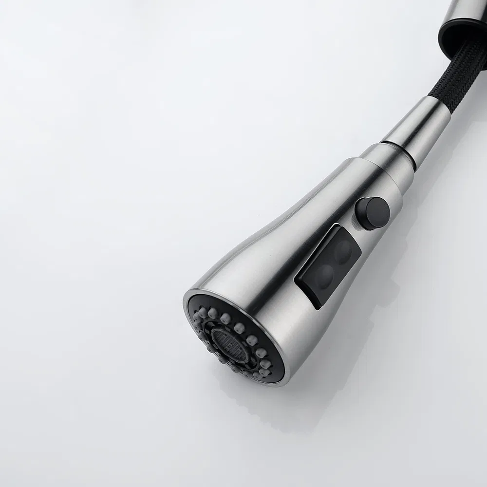 Смеситель для кухни из нержавеющей стали, выдвижной