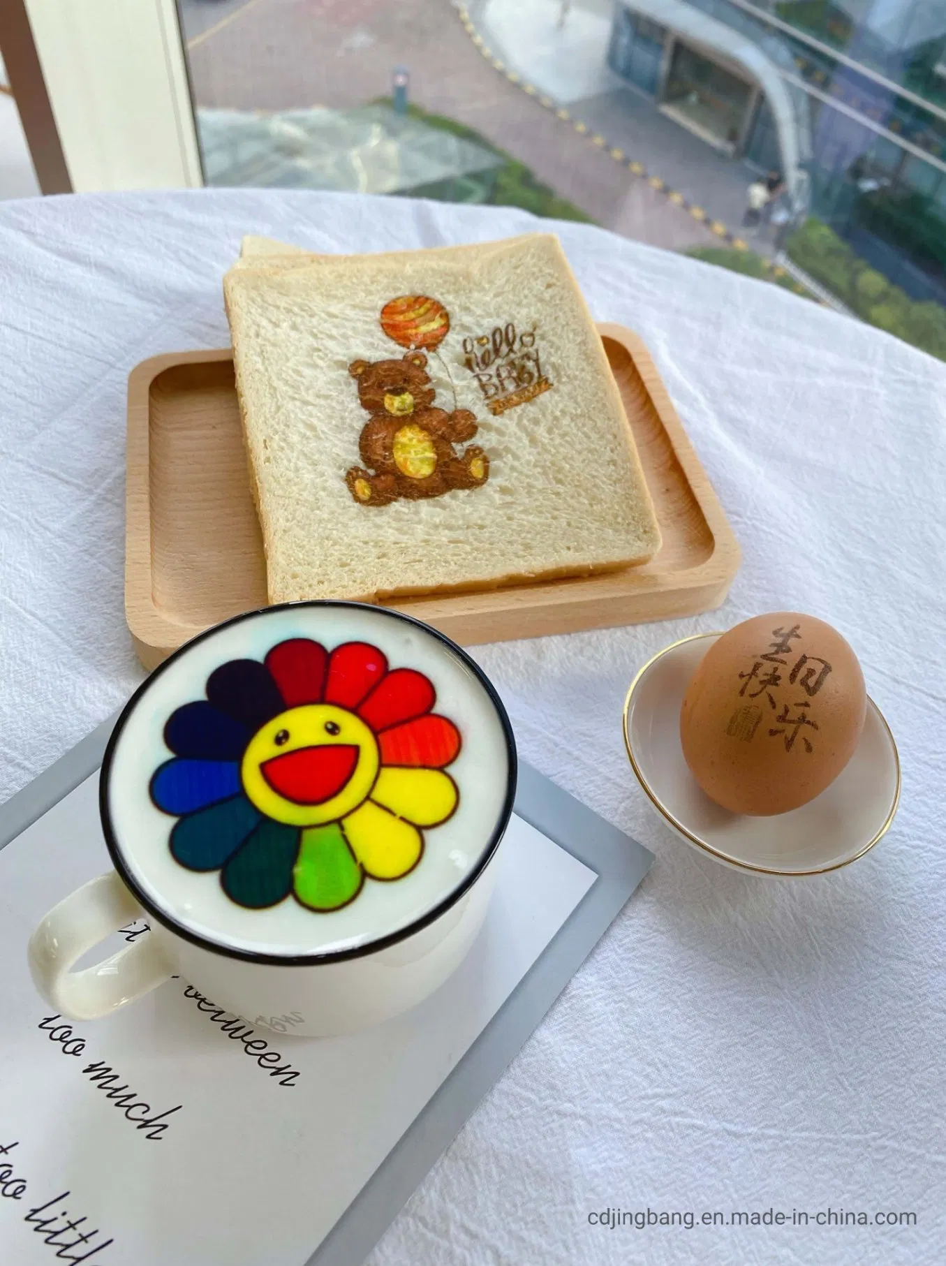 Cappuccino Latte Attractive Full Color Barista Ripple Coffee Printer Machine