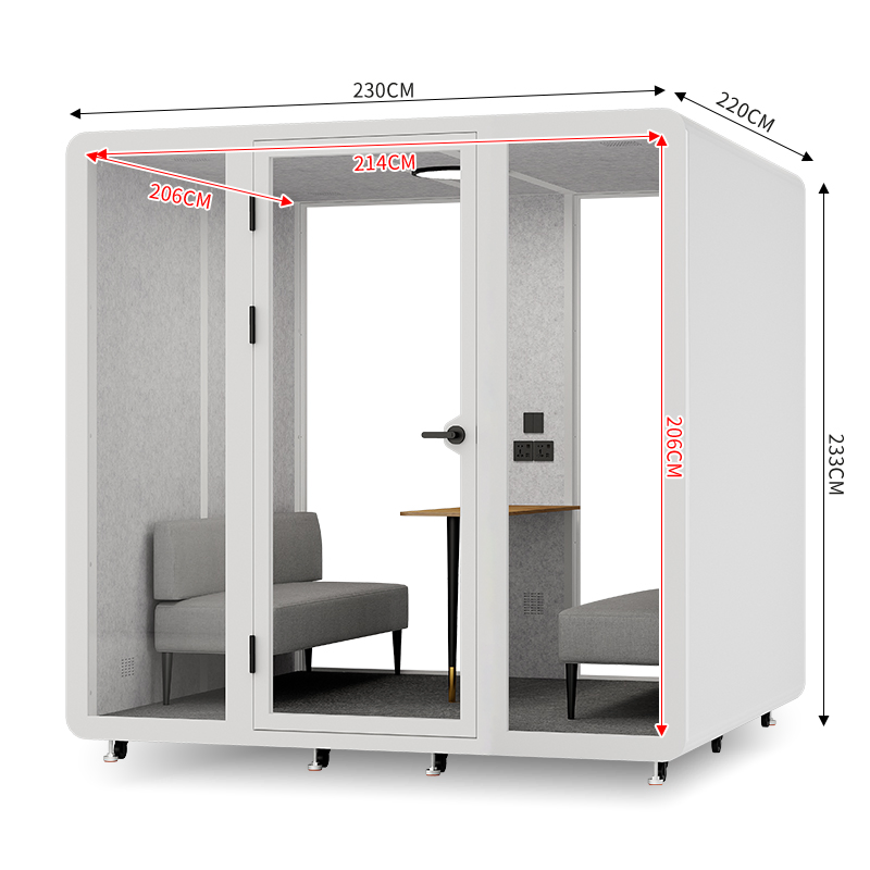 Office Pod Modern Home Mall Six People K230 Office Sleeping Phone Pod Soundproof Booth